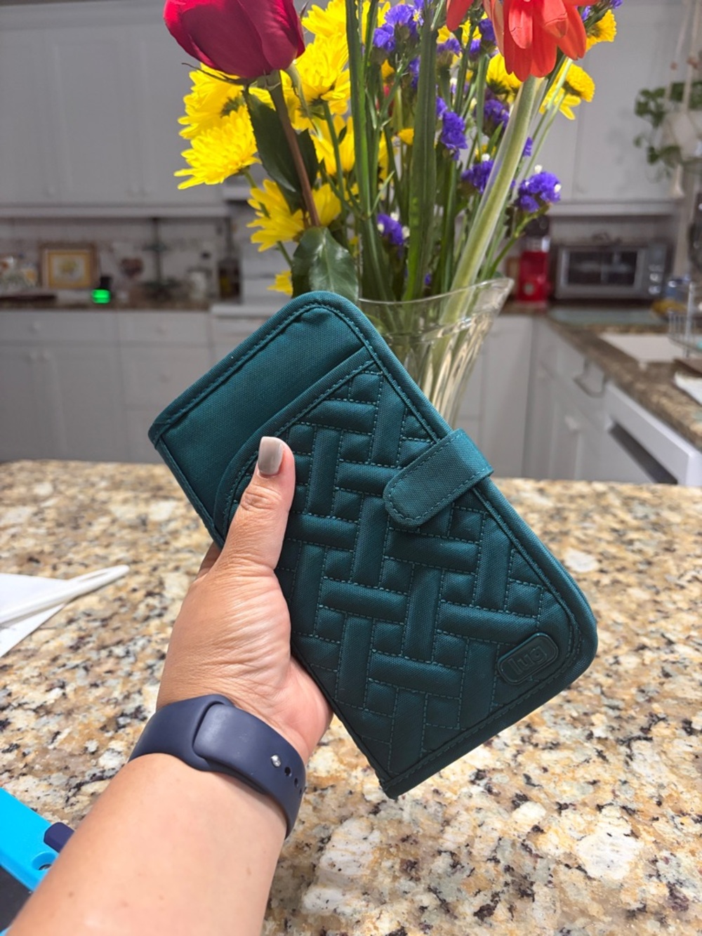 LUG Teal Women’s Tandem RFID Wallet